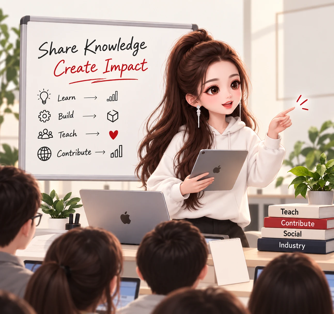 Sharing knowledge and helping learners grow